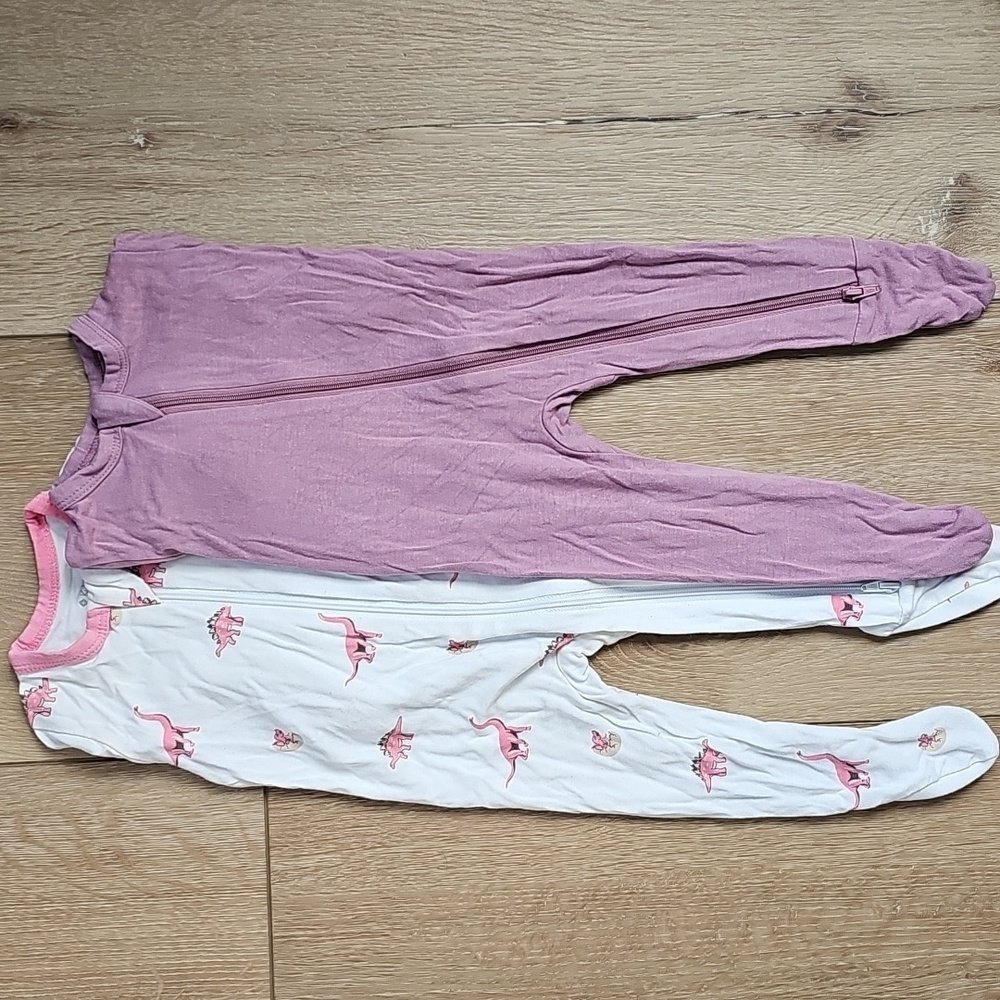 0-3M Kyte Baby Zippered Footie Bundle In Pink